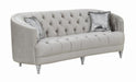 Avonlea Sloped Arm Tufted Sofa Grey - Imperial Furniture (Las Vegas, NV) - Multi Location