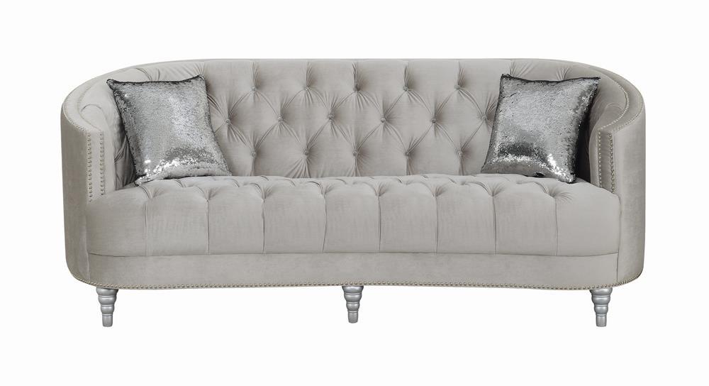 Avonlea Sloped Arm Tufted Sofa Grey - Imperial Furniture (Las Vegas, NV) - Multi Location