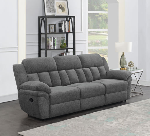 Bahrain Upholstered Motion Sofa Charcoal - Imperial Furniture (Las Vegas, NV) - Multi Location