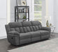 Bahrain Upholstered Motion Sofa Charcoal - Imperial Furniture (Las Vegas, NV) - Multi Location