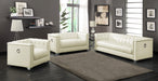 Chaviano 3-piece Upholstered Tufted Sofa Set Pearl White - Imperial Furniture (Las Vegas, NV) - Multi Location