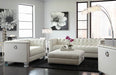 Chaviano Tufted Upholstered Sofa Pearl White - Imperial Furniture (Las Vegas, NV) - Multi Location