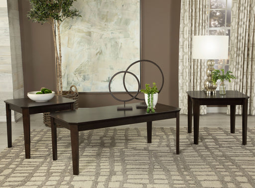 Amaro 3-piece Occasional Set Dark Brown - Imperial Furniture (Las Vegas, NV) - Multi Location