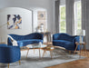 Kaelyn 2-piece Mirror Top Nesting Coffee Table Mirror and Gold - Imperial Furniture (Las Vegas, NV) - Multi Location