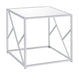 Provins 3-piece Occasional Table Set Clear Mirror and Chrome - Imperial Furniture (Las Vegas, NV) - Multi Location
