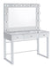 Umbridge 3-drawer Vanity with Lighting Chrome and White - Imperial Furniture (Las Vegas, NV) - Multi Location