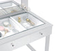 Umbridge 3-drawer Vanity with Lighting Chrome and White - Imperial Furniture (Las Vegas, NV) - Multi Location