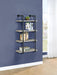 Elmcrest 24-inch Wall Shelf Black and Grey Driftwood - Imperial Furniture (Las Vegas, NV) - Multi Location