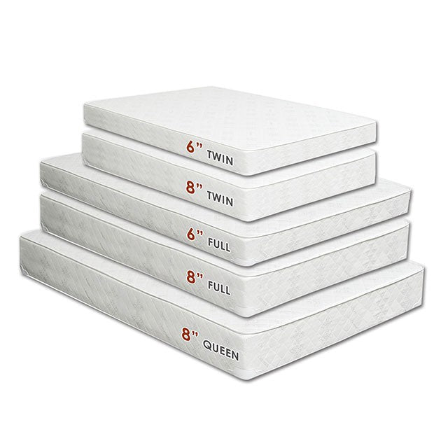 Daisy White 8" Bunkie Board Combo Mattress, Queen - Imperial Furniture (Las Vegas, NV) - Multi Location