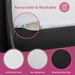Hollyhock 3" Full Tri-Fold Memory Foam Topper - Imperial Furniture (Las Vegas, NV) - Multi Location