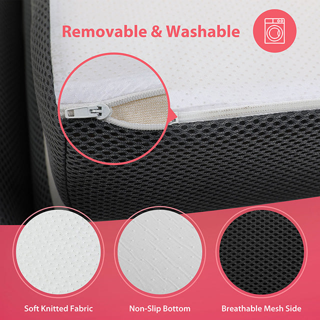 Hollyhock 3" Queen Tri-Fold Memory Foam Topper - Imperial Furniture (Las Vegas, NV) - Multi Location