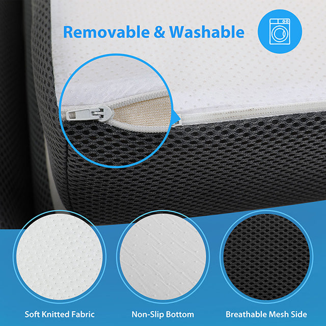 Hollyhock 3" Twin Tri-Fold Memory Foam Topper - Imperial Furniture (Las Vegas, NV) - Multi Location