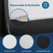 Hollyhock 3" Twin XL Tri-Fold Memory Foam Topper - Imperial Furniture (Las Vegas, NV) - Multi Location