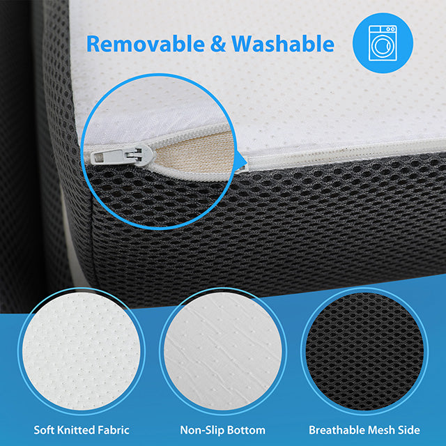 Hollyhock 4" Twin Tri-Fold Memory Foam Topper - Imperial Furniture (Las Vegas, NV) - Multi Location