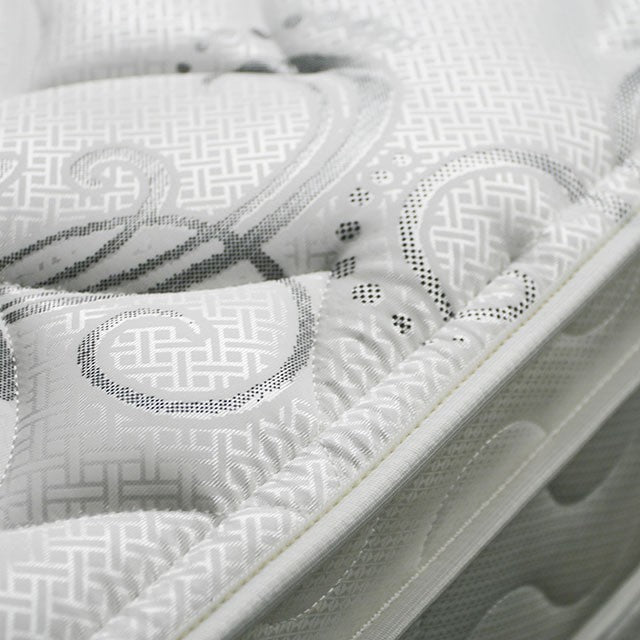 JALEN White 9" Euro Top Mattress, E.King - Imperial Furniture (Las Vegas, NV) - Multi Location