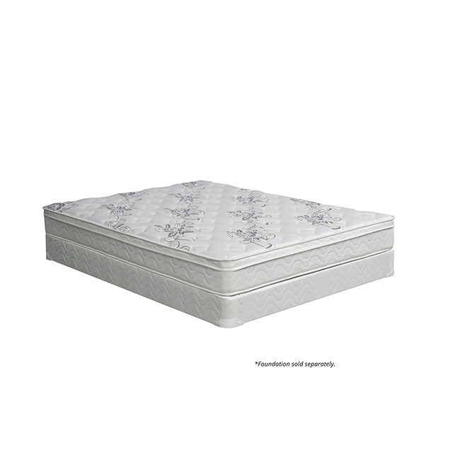 JALEN White 9" Euro Top Mattress, Twin - Imperial Furniture (Las Vegas, NV) - Multi Location
