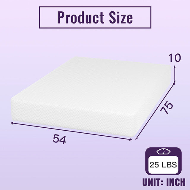 Nasturtium 10" Full Bamboo Charcoal Infused Memory Foam - Imperial Furniture (Las Vegas, NV) - Multi Location