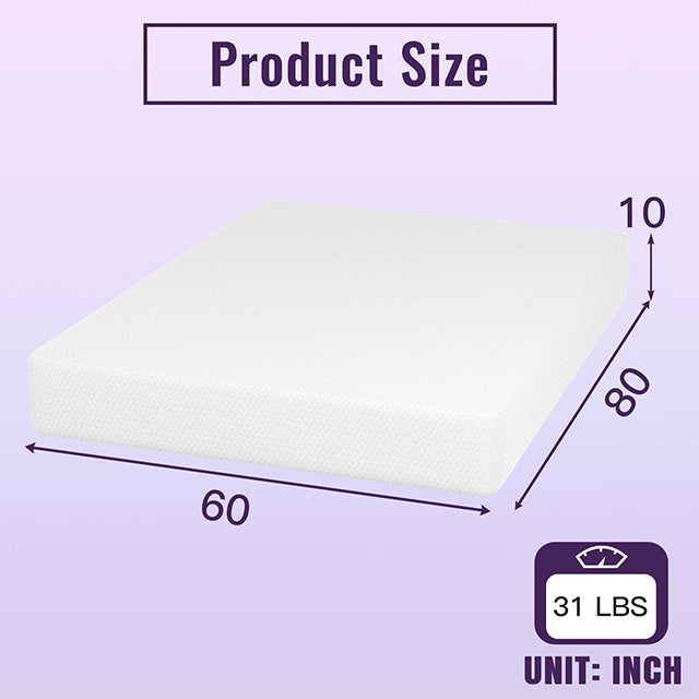 Nasturtium 10" Queen Bamboo Charcoal Infused Memory Foam - Imperial Furniture (Las Vegas, NV) - Multi Location