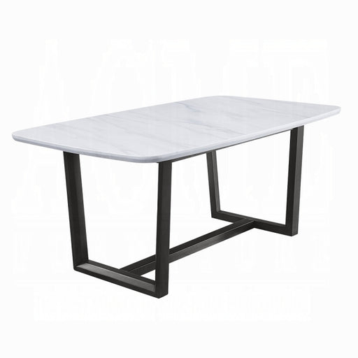Madan Dining Table With Marble Top - Imperial Furniture (Las Vegas, NV) - Multi Location