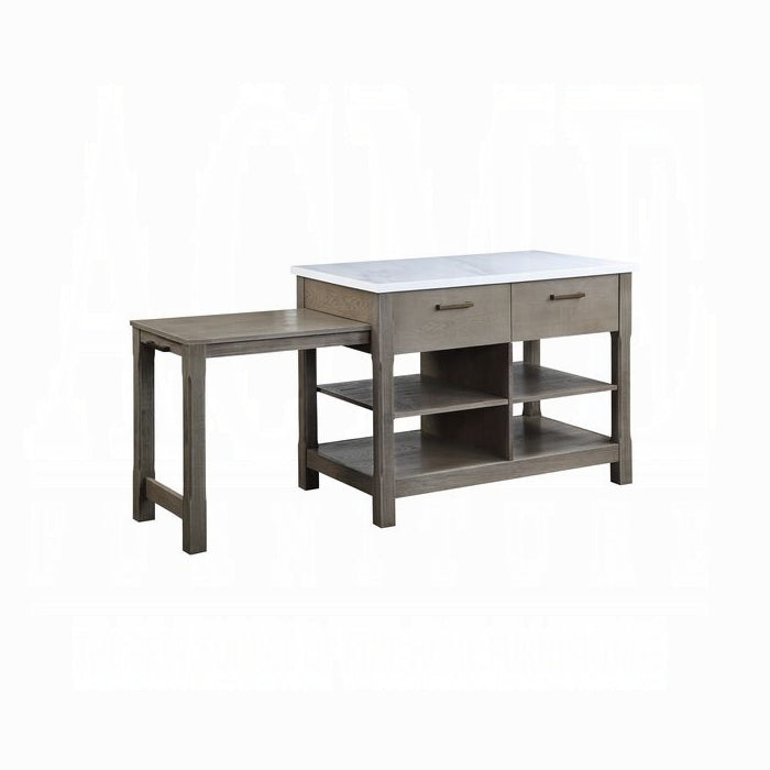 Feivel Kitchen Island With Pull Out Table - Imperial Furniture (Las Vegas, NV) - Multi Location