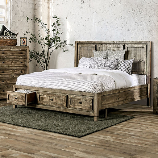 Oakridge Bed Brown & Grey - Imperial Furniture (Las Vegas, NV) - Multi Location