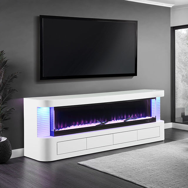 Luken 71" TV Stand w/ Electric Fire Place - Imperial Furniture (Las Vegas, NV) - Multi Location