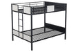 Molton Full/Full Metal Bunkbed - Imperial Furniture (Las Vegas, NV) - Multi Location