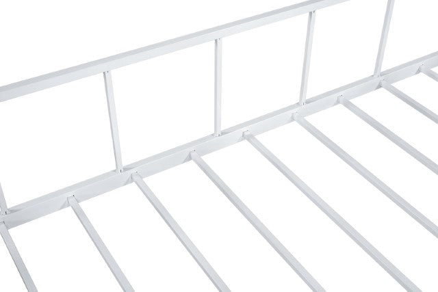 Rhonda Twin Loft Bed White, Silver, & Black - Imperial Furniture (Las Vegas, NV) - Multi Location