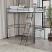 Myles Twin Loft Bed White, Silver & Black - Imperial Furniture (Las Vegas, NV) - Multi Location