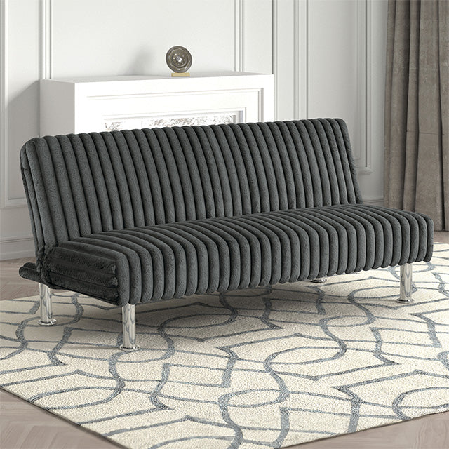 Hinwil Futon Sofa Bed Pink, Beige Grey, & Black - Imperial Furniture (Las Vegas, NV) - Multi Location