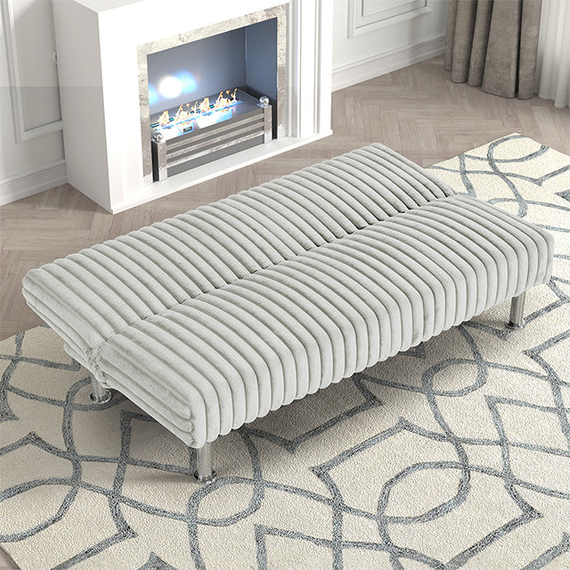 Hinwil Futon Sofa Bed Pink, Beige Grey, & Black - Imperial Furniture (Las Vegas, NV) - Multi Location