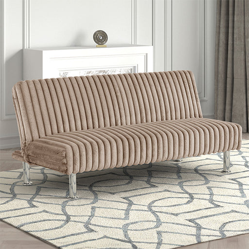 Hinwil Futon Sofa Bed Pink, Beige Grey, & Black - Imperial Furniture (Las Vegas, NV) - Multi Location