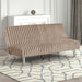 Hinwil Futon Sofa Bed Pink, Beige Grey, & Black - Imperial Furniture (Las Vegas, NV) - Multi Location