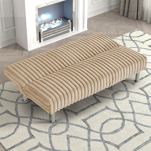 Hinwil Futon Sofa Bed Pink, Beige Grey, & Black - Imperial Furniture (Las Vegas, NV) - Multi Location