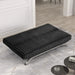 Villeneuve Futon Sofa Bed Black, Pink, & Grey - Imperial Furniture (Las Vegas, NV) - Multi Location