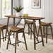Klamath 5 Pc Counter Ht Table Set - Imperial Furniture (Las Vegas, NV) - Multi Location