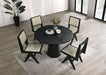 Tottenham 5 Pc Dining Table Set Black - Imperial Furniture (Las Vegas, NV) - Multi Location