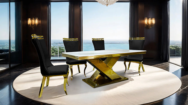 Palazzo Gold Chair (2/CTN) - Imperial Furniture (Las Vegas, NV) - Multi Location