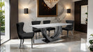 Portanova Silver Chair (2/CTN) - Imperial Furniture (Las Vegas, NV) - Multi Location