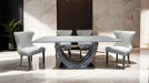 Portanova Silver Chair (2/CTN) - Imperial Furniture (Las Vegas, NV) - Multi Location