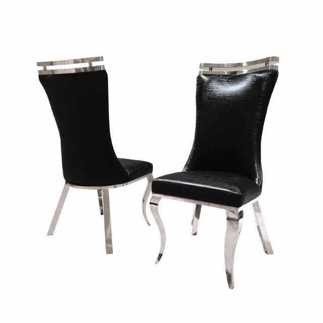 Palazzo Silver Chair (2/CTN) - Imperial Furniture (Las Vegas, NV) - Multi Location