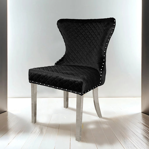Portanova Silver Chair (2/CTN) - Imperial Furniture (Las Vegas, NV) - Multi Location