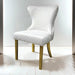 Portanova Gold Chair (2/CTN) - Imperial Furniture (Las Vegas, NV) - Multi Location