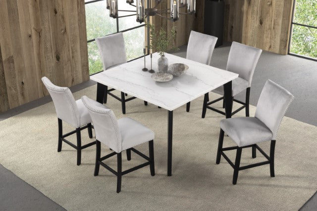 Sabro 5 Pc Counter Ht Table Set - Imperial Furniture (Las Vegas, NV) - Multi Location