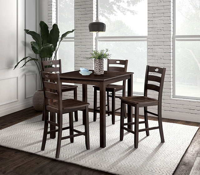 Lubbock 5 Pc. Counter Ht. Table Set - Imperial Furniture (Las Vegas, NV) - Multi Location