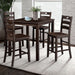Lubbock 5 Pc. Counter Ht. Table Set - Imperial Furniture (Las Vegas, NV) - Multi Location