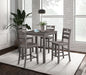 Lubbock 5 Pc. Counter Ht. Table Set - Imperial Furniture (Las Vegas, NV) - Multi Location