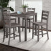 Lubbock 5 Pc. Counter Ht. Table Set - Imperial Furniture (Las Vegas, NV) - Multi Location