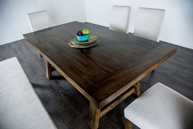 Losone Dining Table Set with Bench Rustic - Imperial Furniture (Las Vegas, NV) - Multi Location