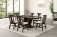 Holsworthy 7 Pc Dining Table Set - Imperial Furniture (Las Vegas, NV) - Multi Location